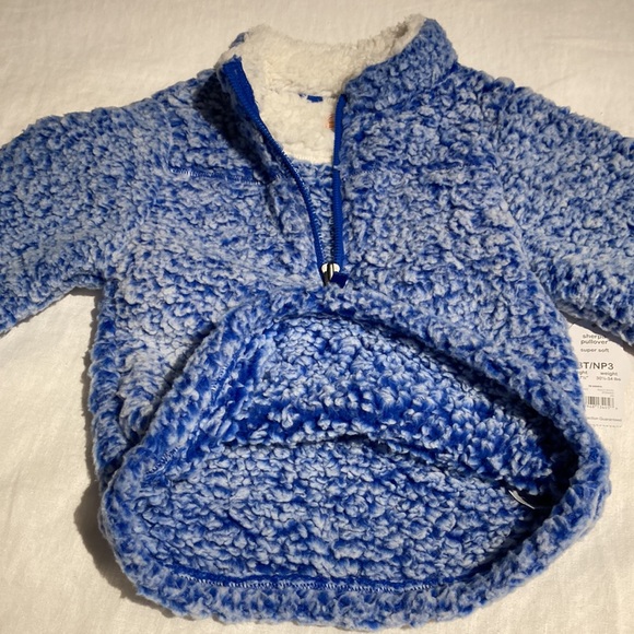 Wonder Nation Sherpa pullover little girl 3 - Picture 13 of 15